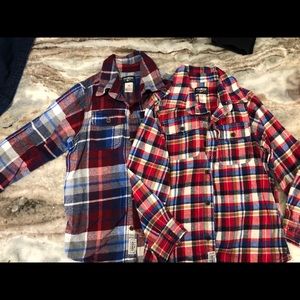 OshKosh flannel’s size 8 boys!